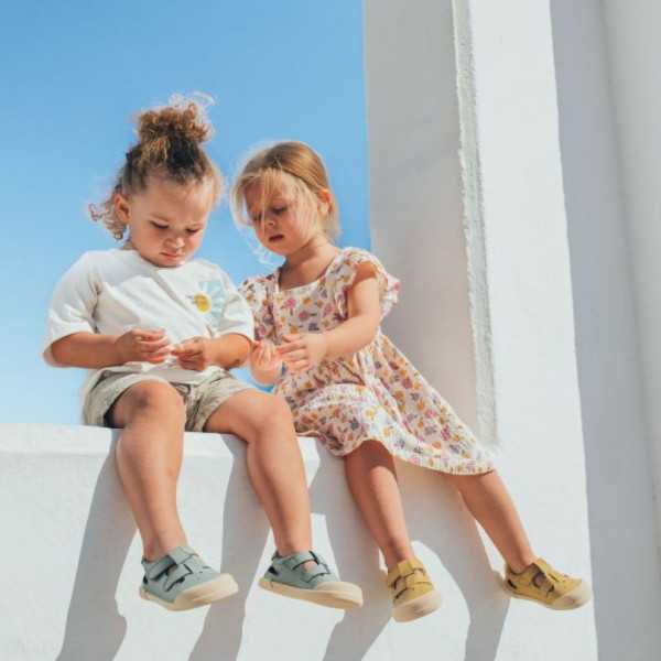 Sandálias Barefoot de couro Igor Verde