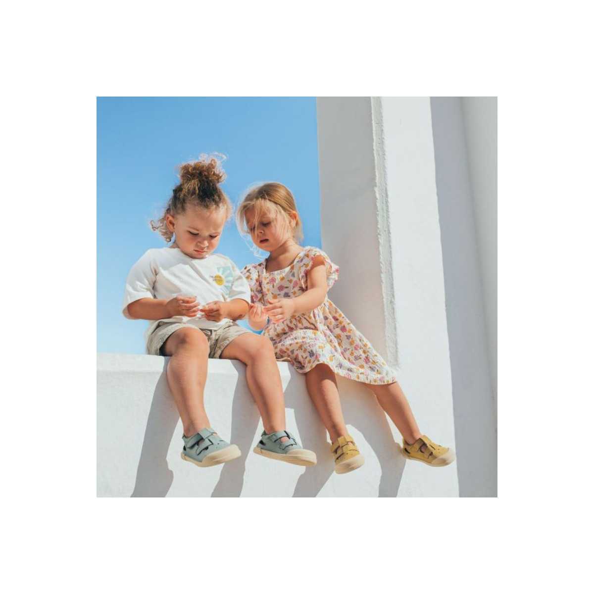 Sandálias Barefoot de couro Igor Verde