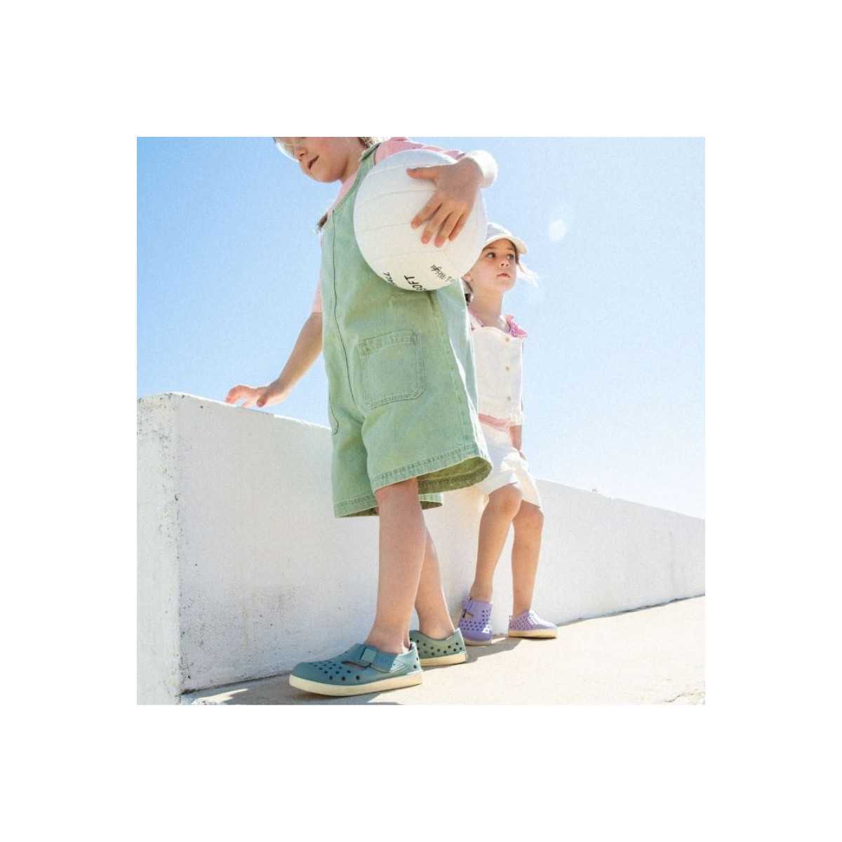 Zuecos Barefoot Igor Malibú verde