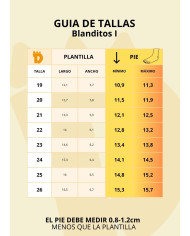 Sandálias respeitadoras Blanditos India Branco