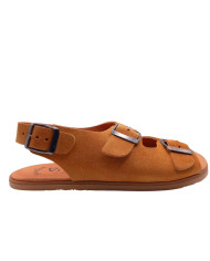 Sandalias barefoot Vivant Semilla Serraje Whisky