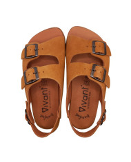 Sandalias barefoot Vivant Semilla Serraje Whisky