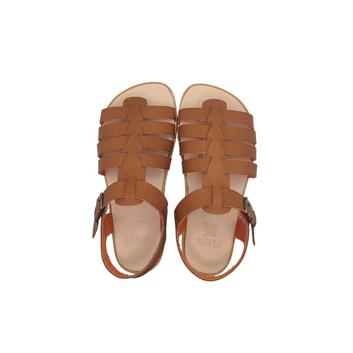 Sandalias Barefoot Mujer Flexinens Vacheta Roble