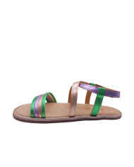 Sandálias Chetto tiras Multicolor