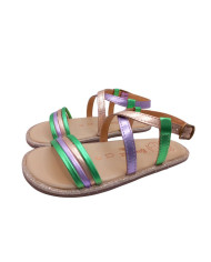 Sandálias Chetto tiras Multicolor