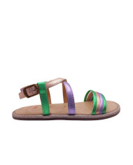 Sandálias Chetto tiras Multicolor