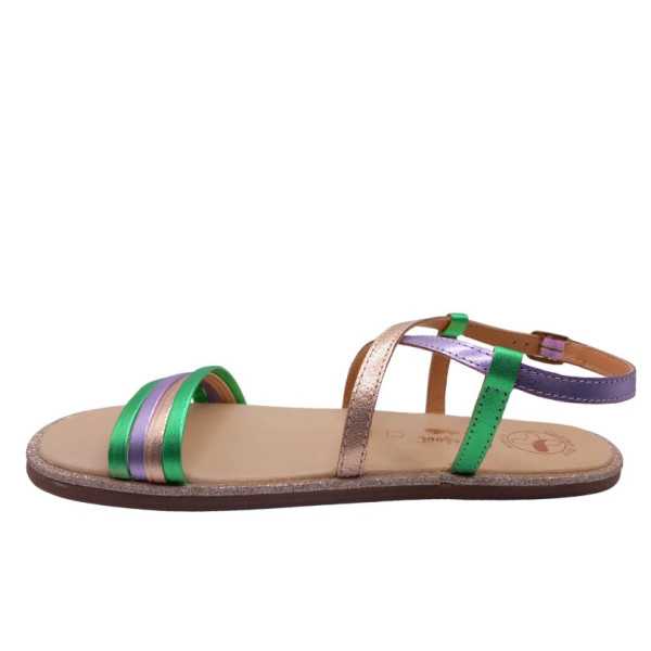 Sandalias Mujer Chetto tiras multicolor