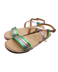 Sandalias Mujer Chetto tiras multicolor