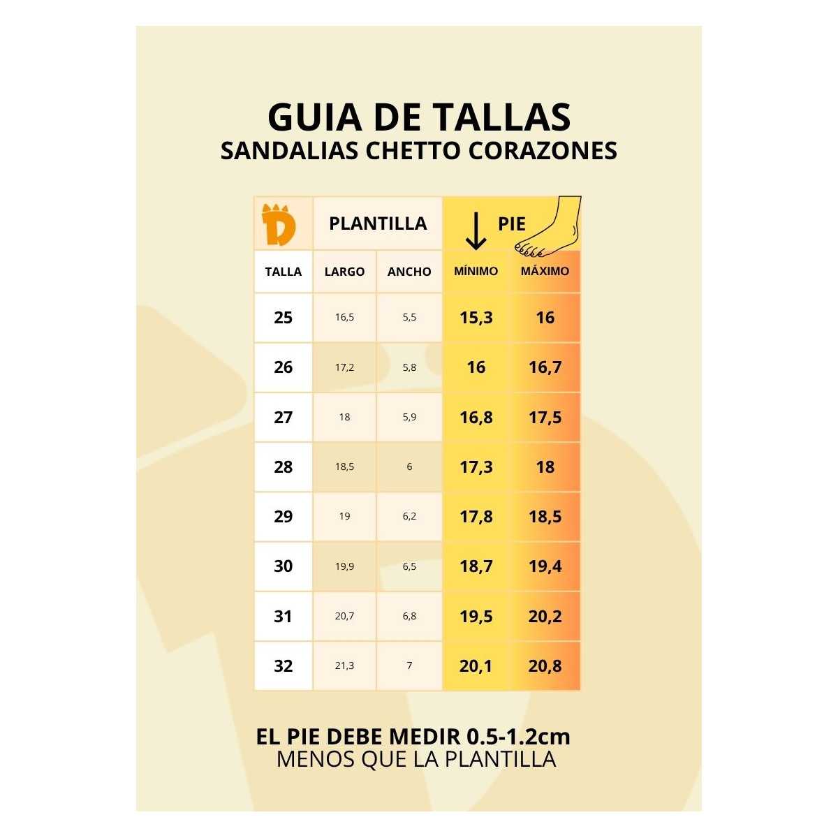 Sandalias Chetto Corazones Arena
