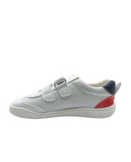 Deportiva lavable microperforada Piruflex Blanco/rojo/azul