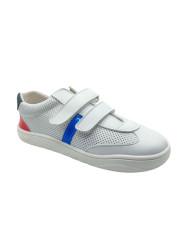 Deportiva lavable microperforada Piruflex Blanco/rojo/azul