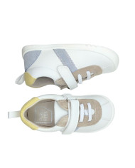 Ténis Barefoot Piruflex branco e azul