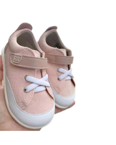 Deportiva Piruflex Lino Rosa