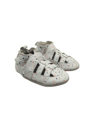 Sandalia Robeez Sandiz Blanco flores