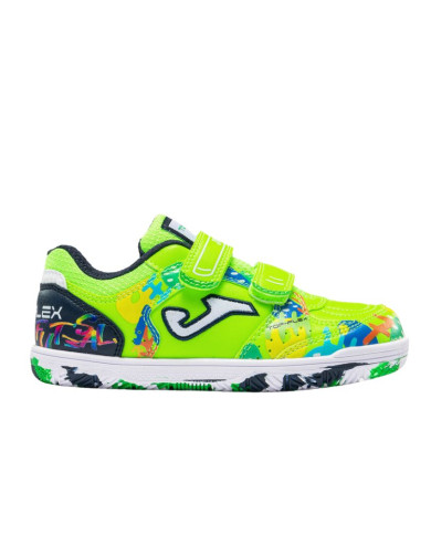Sapatilhas Futsal Barefoot Joma Top Flex Verde Fluorescente