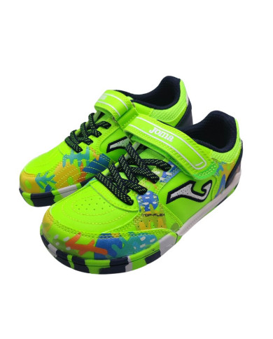Zapatillas Fútbol Sala Barefoot Joma Top Flex Verde Flúor