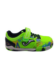 Zapatillas Fútbol Sala Barefoot Joma Top Flex Verde Flúor
