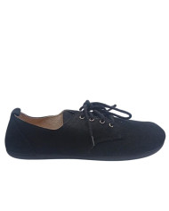 Blucher Barefoot Mujer Batilas Negro