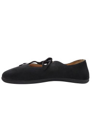 Sabrinas Barefoot Mulher Batilas Laço Preto