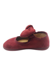 Sapatos Barefoot Batilas Laço Bordeaux