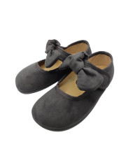 Sapatos Barefoot Batilas Laço Cinzento