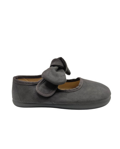 Sapatos Barefoot Batilas Laço Cinzento
