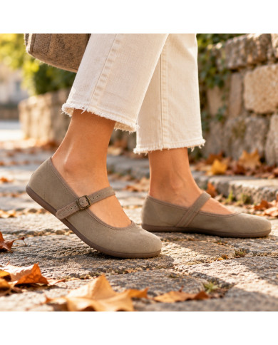 Bailarinas Barefoot Mujer Batilas Taupe