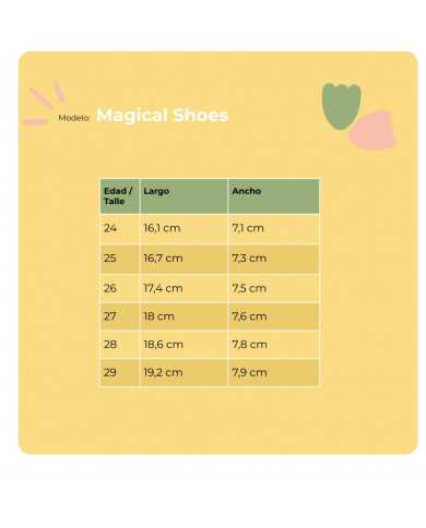 Zapato Magical Shoes Baloo Amarillo