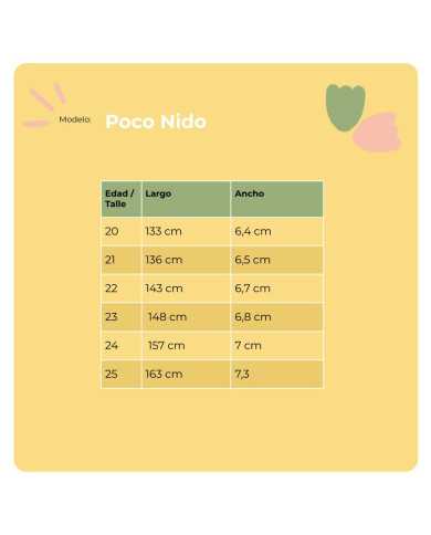 Botín con velcro Poco Nido negro