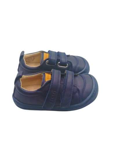 Deportivas Flexinens de piel Marino