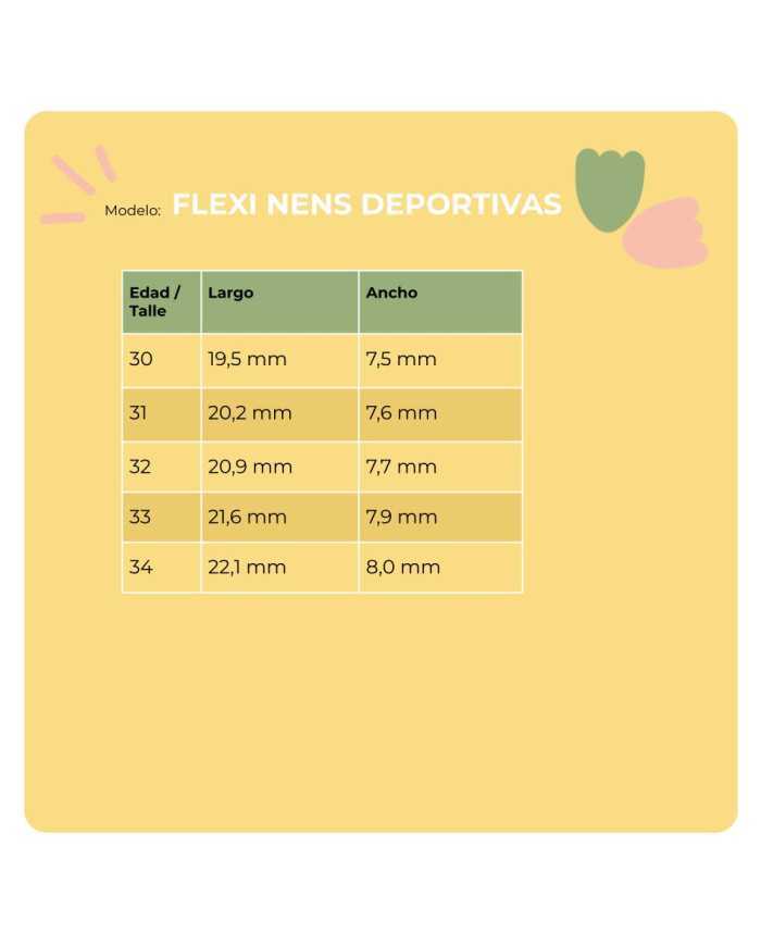 Botin velcro duplo Flexinens verde