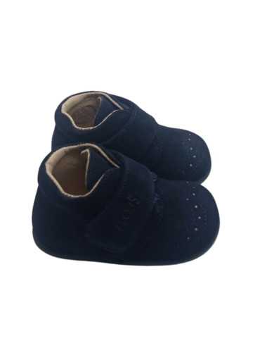Botins Flexinens em camurça azul marinho