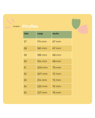 Deportiva Lavável microperforada Piruflex