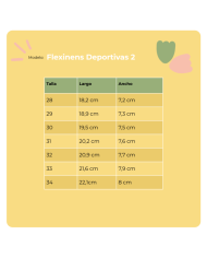 Deportivas Flexinens de piel Nude