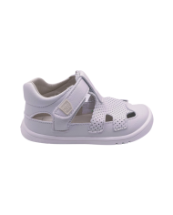 Deportiva lavable microperforada Piruflex Blanco/rosa