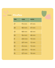 Sandalia lavable microperforada Piruflex Rosa