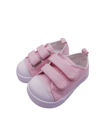 Tênis em tela de algodão Blanditos Rosa