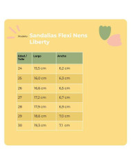 Sandalia 180 Nature Blanco Flexinens