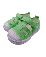 Sandalias de lona Blanditos Limón verde