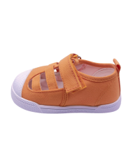 Sandalias de lona Blanditos Limón Naranja