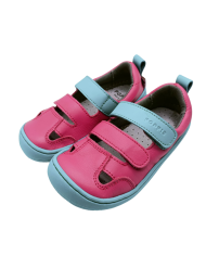 Sandalia Poppis Somer Magenta y verde