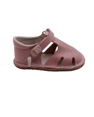 Sandália de Couro Piruflex rosa