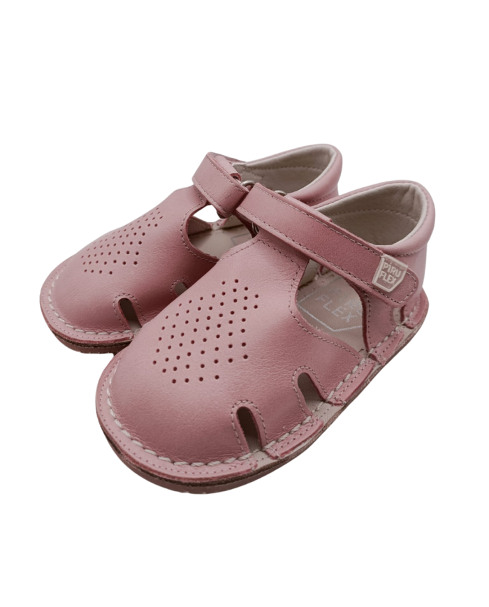 Sandalia piel Piruflex Rosa