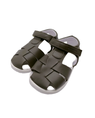 Sandalia Blanditos Algodao Kaki