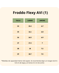 Sandalia Froddo Flexy Avi Amarilla