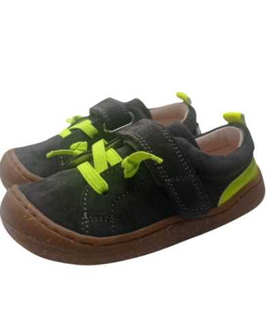 Poppis Nono Camurça/flúor amarelo