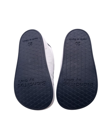 Tênis escolares Blanditos Londres branco e navy