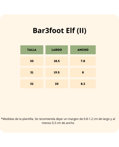 Sapato escolar Bar3foot Elf Walker Preto