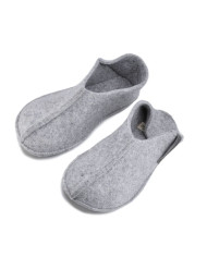 Chinelos de casa descalços para adultos Oma King Gris