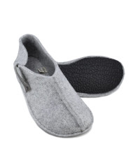 Chinelos de casa descalços para adultos Oma King Gris